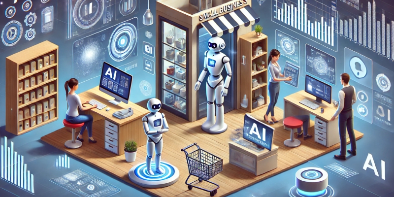 AI-powered automation simplifying small business