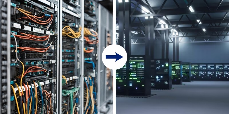 legacy infrastructure vs modern hybrid systems